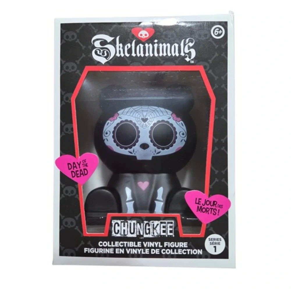 2025 Hasbro Skelanimals Day Of The Dead Chungkee Panda Series 1 Vinyl Figure